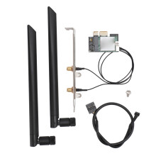 Snelle PCIe Wi-Fi-kaart met Bluetooth 5.3, Wi-Fi 6E dual-band netwerkadapter, gigabitsnelheden, ultrasnelle respons voor gaming en streaming.