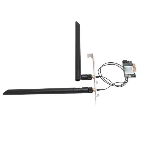 Κάρτα PCIe Wi-Fi6E για υπολογιστή, Bluetooth 5.3Gigabit Ταχύτητες, Προσαρμογέας ασύρματου 1