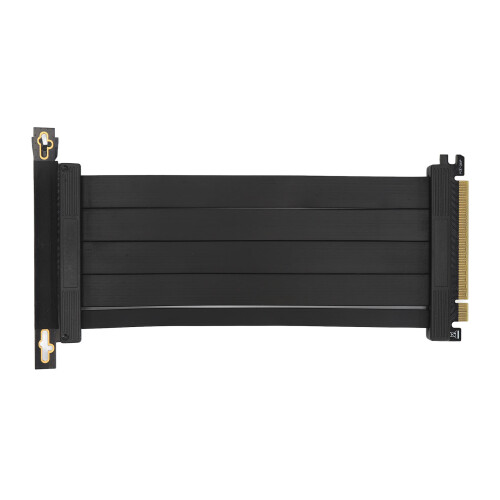 PCIe Riser Cable for High Speed Extension, PCIe 4.0 Riser Cable Flexible Shielded Cable, Graphics Card Extension Cable with Independent Segmented Desi 1