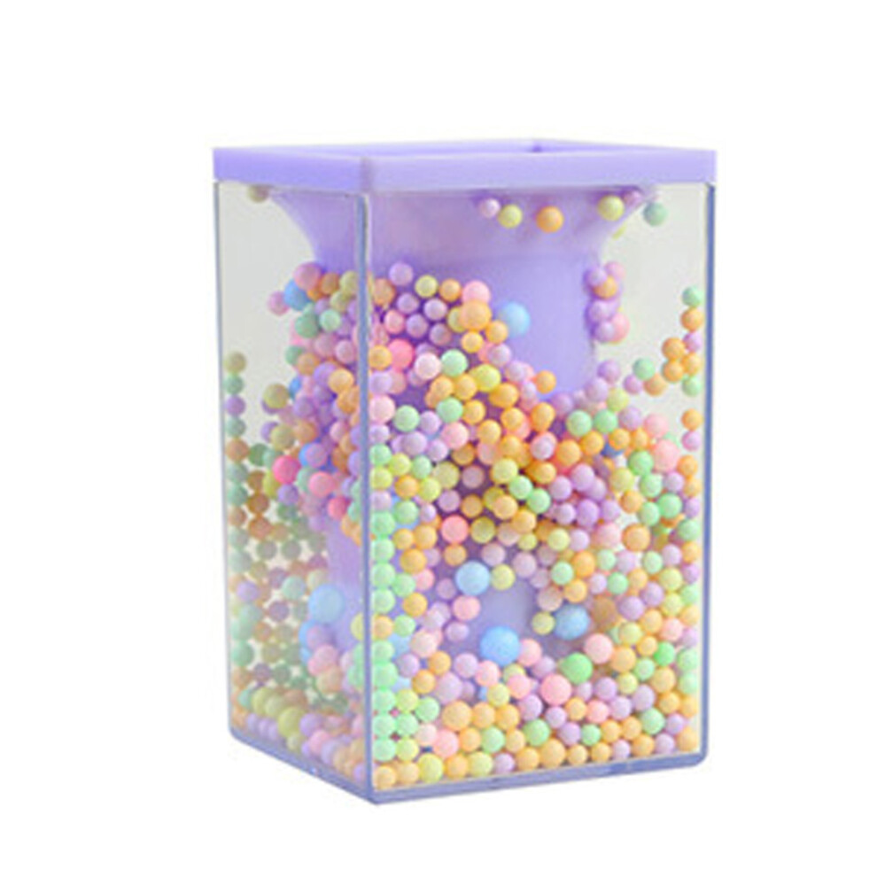 Multi-Purpose Desktop Organizer, Cute Bubble Pen Holder For Kawaii Office Supplies, Pastel Desk Accessories, Acrylic Material Double Layered Design, S 9147006926628