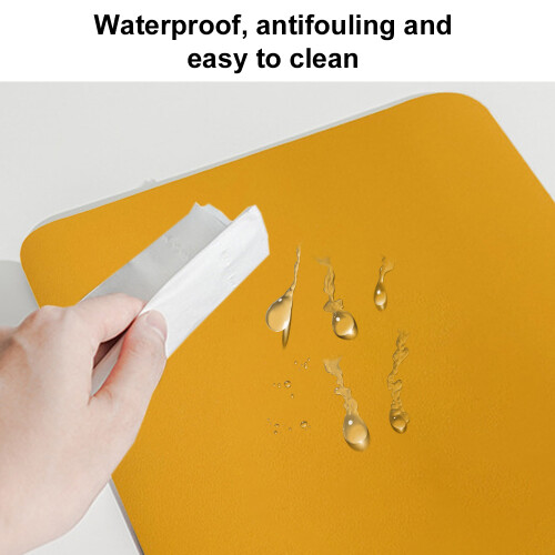Ιδανικό για παιχνίδια, αντιολισθητικό Mouse Pad, αναστρέψιμη δερμάτινη υφή για 2