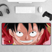 Gamingmuismat met gestikte randen, anime/manga-design, hoge kwaliteit, glad oppervlak, antislip rubberen onderkant, custom design, officieel