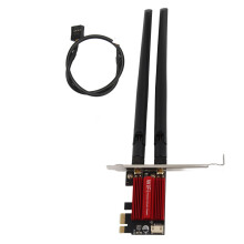 Placă PCIe wireless pentru actualizarea PC-ului, Bluetooth 4.0 încorporat și tehnologie Dual Band, adaptor optimizat pentru calitatea conexiunii