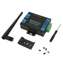 Convertor serial-Ethernet cu interfețe multiple, mod de transmisie transparent, adaptor RS232-RS485-WiFi și Ethernet, design industrial Indus