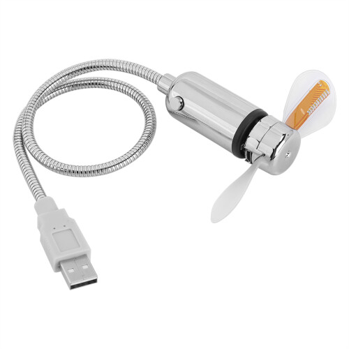 Ανεμιστήρας LED με τροφοδοσία USB και προγραμματιζόμενη οθόνη μηνυμάτων, εύκαμπτος 1