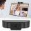 Webcam HD avec microphone, correction automatique de la luminosité, cache de confidentialité, double microphone, webcam USB pour visioconférence, 6