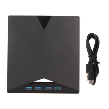 Externes USB 3.0 CD/DVD-Laufwerk, High-Speed-Datenübertragung, Plug & Play, ultradünner Brenner, Lese-/Schreiber, tragbares optisches Laufwerk mit