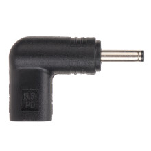 DC-stekkeradapter met ingebouwde PD-emulator, USB-C-vrouwelijke connector (90 graden) voor het opladen van laptops. Ondersteunt Power Delivery (PD)