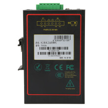 Serial Port Server for Industrial Communication, RS232 to Ethernet Converter with Wide Voltage Input and High-Speed Data Transmission, Network Device