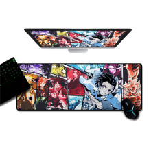 Anime Mouse Pad for Desk, Super Smooth Surface Large Size Gaming Mat with Non Slip Texture, Extended Desk Pad with Waterproof and Dustproof Finish, Hi