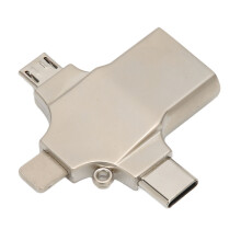 Adaptador de tarjeta de memoria para iPhone, iPad, Pixel, PC y cámara, Plug and Play, diseño pequeño y portátil, aleación de zinc duradera,