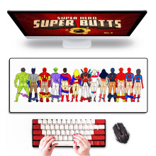 Gamingmuismat van milieuvriendelijk materiaal, met een wasbaar antislipoppervlak en kleurrijke patronen. Gepersonaliseerde anime-cartoonontwerpen