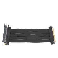 Verticale PCIe 4.0 riser-kabel, opvouwbaar ontwerp, EMI-afgeschermd, snelle X16-verlengkabel, ultra-flexibele kabelmantels, achterwaarts compatibel,