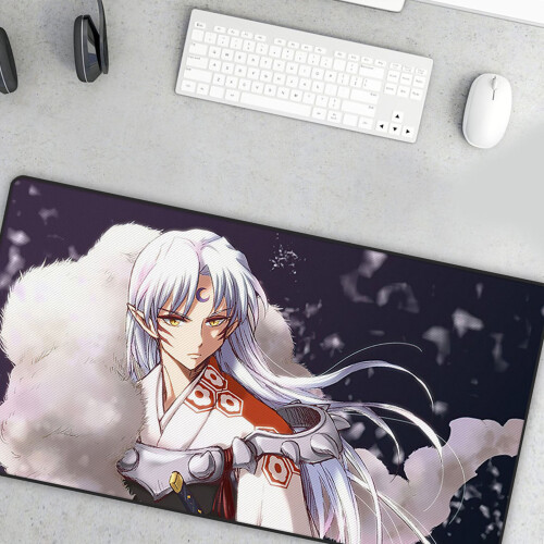 Πατάκι γραφείου Anime για παιχνίδια, αδιάβροχο ποντίκι, βάση από φυσικό καουτσούκ, 2