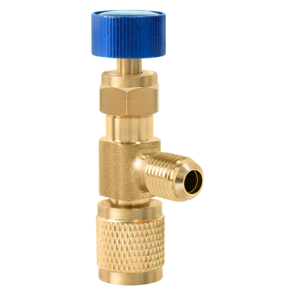Refrigerant Charging Valve 1/4' Male To Female For Hvac System Service And Manifold Gauge 9099447083500