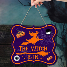 Dekoracje WinysinHalloween Wieszaki na drzwi Wieszaki na drzwi dla dzieci Zapach dzieci Znak powitalny na Halloween Wieniec na drzwi wejściowe