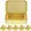 6pcs Clamshell-type Tinplate Storage Box Candy Tins Rectangle Tinplate Boxes Gift Tins 1
