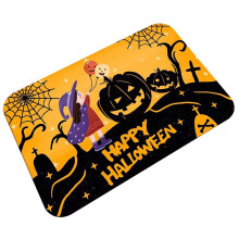 Kayannuo Dekoracje na Halloween Wyprzedaż Wnętrz Halloween Łazienka Chłonna Mata Podłogowa Mata Drzwiowa Do Łazienki Dywan Drzwi Wejściowe