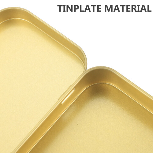 6pcs Clamshell-type Tinplate Storage Box Candy Tins Rectangle Tinplate Boxes Gift Tins 1