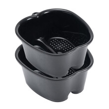Extra Large Foot Soaking Tub with Deep Ankle Coverage and Massage Dots for Home Pedicure Spa