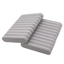 100pcs Light Grey Mini Nail Buffer Blocks 100/180 Grit DoubleSided Sponge for Smooth Manicure Preparation