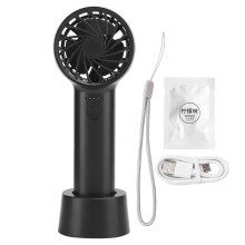 Ventilator portabil, design drăguț, soluție cool, mini ventilator de birou portabil cu motor de dronă, baterie reîncărcabilă, vânt puternic