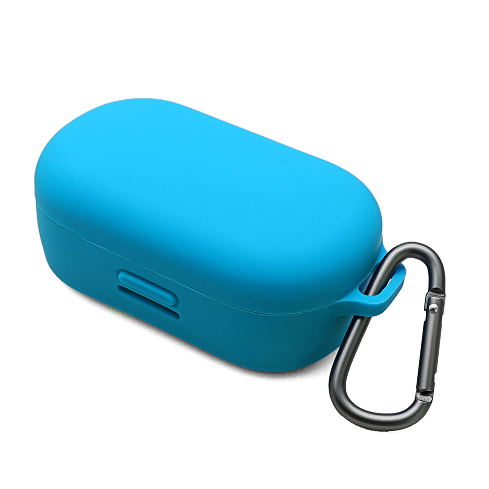 Portable Carabiner Added Protective Cover For Bose Quietcomfort Ultra Earbuds, Unobstructed Charging Shock Resistant Cover With Durable Silicone Round 9012494356328