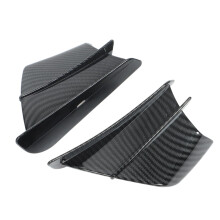 Glossy Carbon Fiber Side Fairings with Aerodynamic Wing for Performance Boost and Stylish Fit