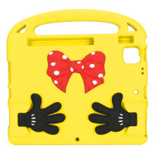 Brugerdefinerbart tablet-etui til børn i giftfri EVA-skum med ergonomisk håndtag og støtte i flere vinkler. Stødsikkert til 10,9-tommer enheder.
