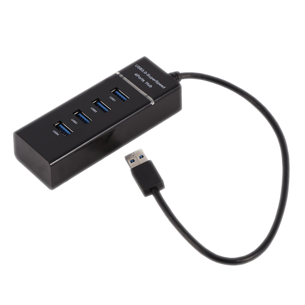 Usb 3.0 Hub Multi Usb Port, 4 Port Usb Splitter Extender With Lightning Data Transfer Speeds Up To 5Gbps Backward Compatible Plug And Play Compact Por 9176269691295