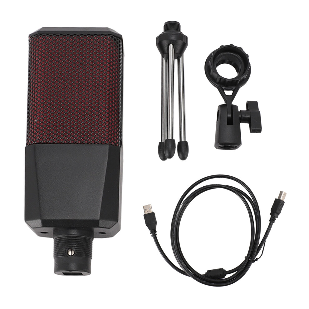 Condenser Microphone For Mac And Pc Compatible, Usb Powered Plug And Play Condenser Mic With Smooth Flat Frequency Response, Noise Reduction High Sens 9176269553623