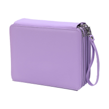 Estuche para lápices de colores, 203 ranuras individuales, organizador de lápices de cuero sintético de gran capacidad para bolígrafos de