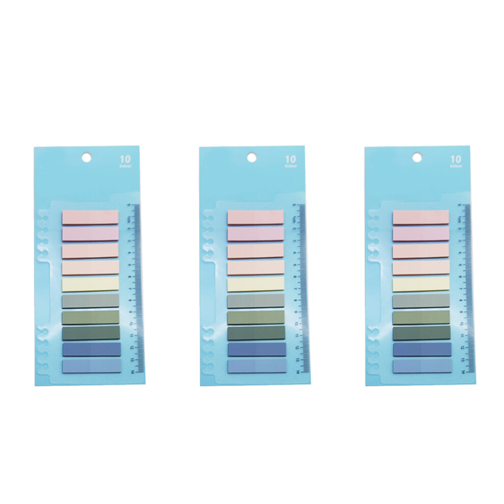 Book Annotation Supplies, Removable Page Markers With Non-Toxic Pet Material, Colorful Writable Notes For Office & Student Use, 3 Sets Of Transluc 9147006790953