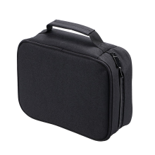 Organizér na umělecké fixy, chytrý úložný design s 40 sloty pro oboustranné fixy, plátěné pouzdro na zip s elastickými poutky,