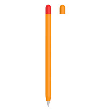 Ultradunne siliconen beschermhoes, schokbestendige zachte siliconen en stofwerende sleeve voor Apple Pencil 1e generatie