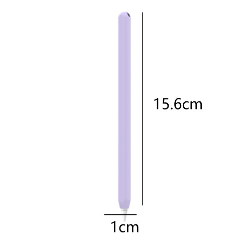 Capa de silicone para Apple Pencil de 2ª geração, elegante e protetora, com proteção total para a ponta, compatível com ímãs e removível. 1