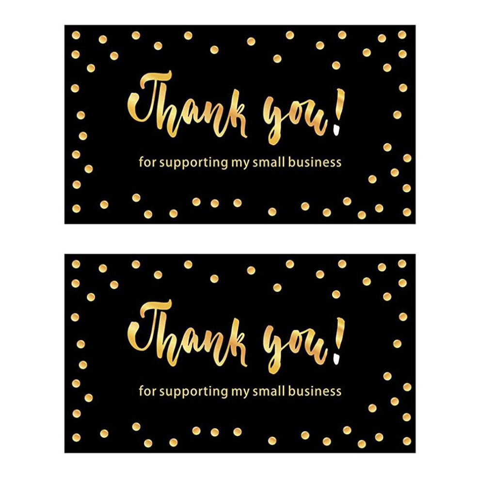 Customer Appreciation Cards For Small Business Owners, Elegant Design With Stylish And High-End Appearance, Blank Sections For Personalized Messages ( 9147006930298