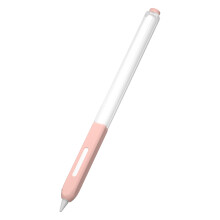 Ergonomisch ontworpen siliconen hoesje voor Apple Pencil 2e generatie, hoogwaardige beschermhoes voor maximaal comfort en grip (transparant)