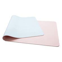Accessoire de bureau élégant, tapis de bureau en cuir avec base antidérapante en feutre, tapis de bureau raffiné pour un espace de travail