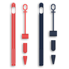 Sofistikeret stylus-pennecover med støvfri belægning, silikonehylster giver fuld beskyttelse og nem installation til Apple Pencil (1. generation).