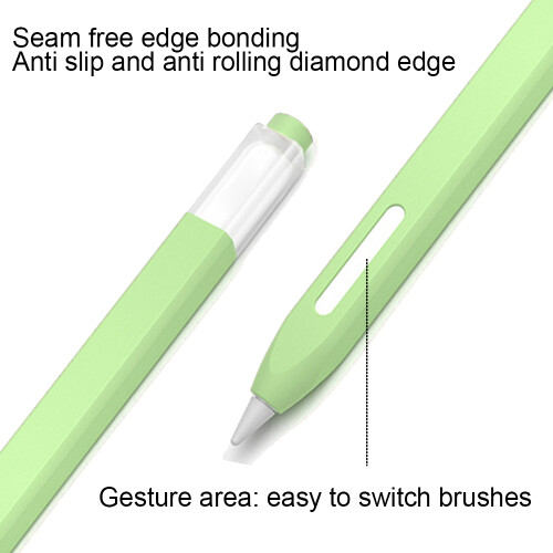 Apple Pencil 2ης γενιάς με λειτουργία διπλού αγγίγματος, θήκη σιλικόνης ολοκληρωμένης 2