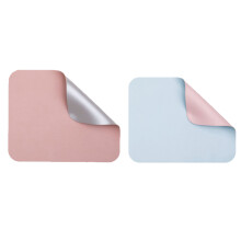 Wendbares Mauspad, 2er-Pack Premium-Mauspad aus elegantem Leder in mittlerer Größe für Schreibtisch, Büro und Laptop, waschbare und wasserdichte