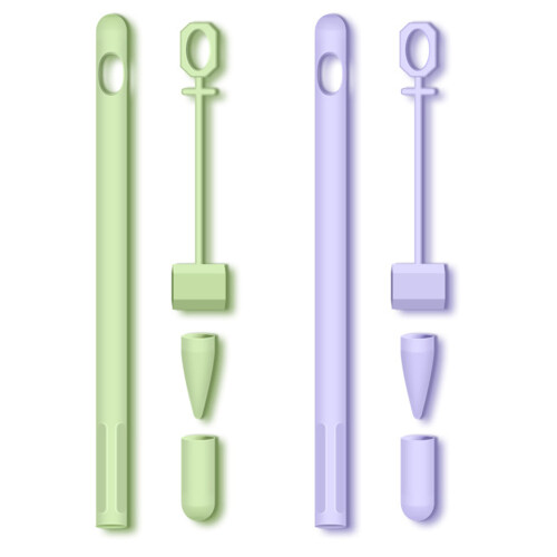 Ανθεκτική θήκη σιλικόνης για Apple Pencil 1ης γενιάς, άνετη λαβή με αντιολισθητικές