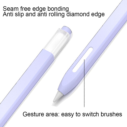 Apple Pencil, μαλακή λαβή σιλικόνης 2ης γενιάς, θήκη πλήρους προστασίας με λειτουργία 2