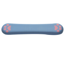 Alivio del dolor al teclear, tacto ergonómico con espuma viscoelástica, base antideslizante para un agarre seguro, tejido agradable para la piel