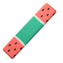 Ergonomische muismat met golfdesign, antislip rubberen onderkant met watermeloenpatroon voor gemakkelijk typen en pijnverlichting, ideaal voor thuis