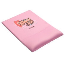 Comfortable Wrist Rest, Smooth Cloth Top Surface Ergonomic Mouse Pad for Desk, Non-Slip Base Stylish Design Gaming Mouse Pad, Eco-Friendly Silicone fo