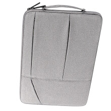 Veelzijdige laptophoes voor 13,6 inch MacBook Air Pro, waterafstotende en krasbestendige hoes met handvat aan de zijkant.