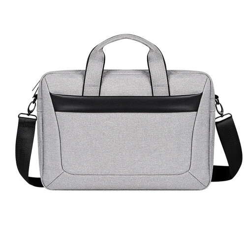 Bolsa protetora para laptop de 15,6 a 17 polegadas, com alça ergonômica, leve e em tecido Oxford, expansível com alça ajustável.