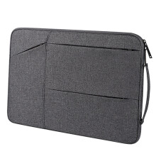 Adjustable Handle Laptop Sleeve Case, Full Body Protection Canvas Material Oxford Fabric, Water Resistant Dustproof Shockproof Padding, Portable Desig